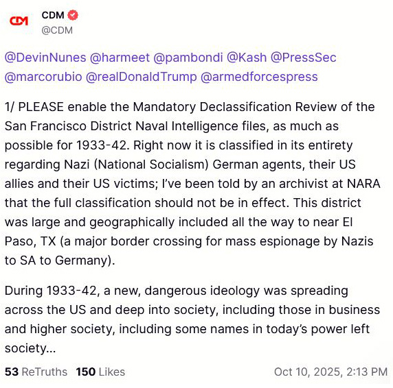 Emily Hall Tremaine - Mandatory Declassification Review SF Naval Intelligence