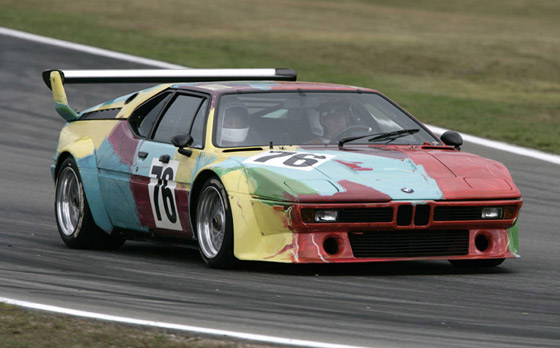BMW M1 group 4 racing version Art Car Andy Warhol