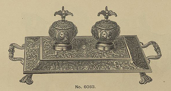 Bradley & Hubbard ink stand