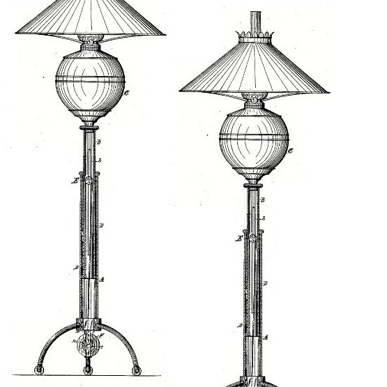 Charles Parker Co. lamp