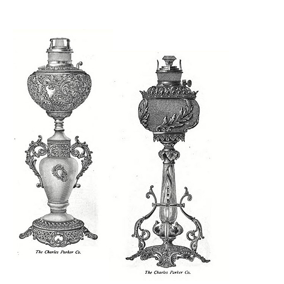 Charles Parker Co. lamps 