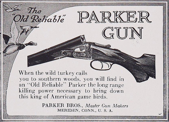 Parker Bros guns advertisement