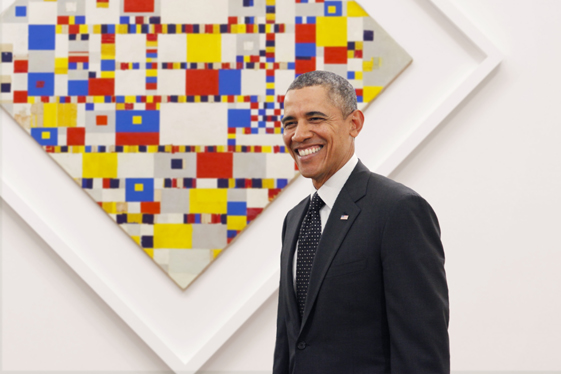 piet mondrian victory boogie woogie obama