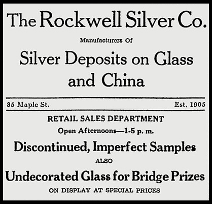 Rockwell Silver Co. advertisement