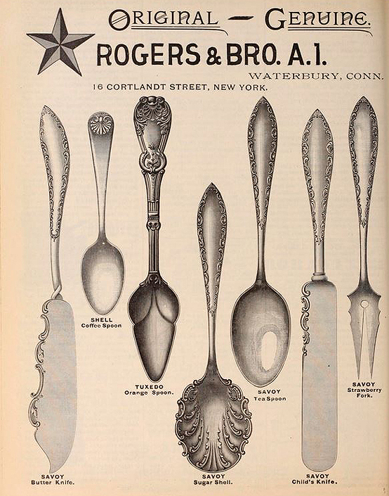 Rogers & Brother flatware ad