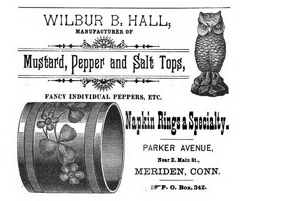 Wilbur B. Hall advertisement