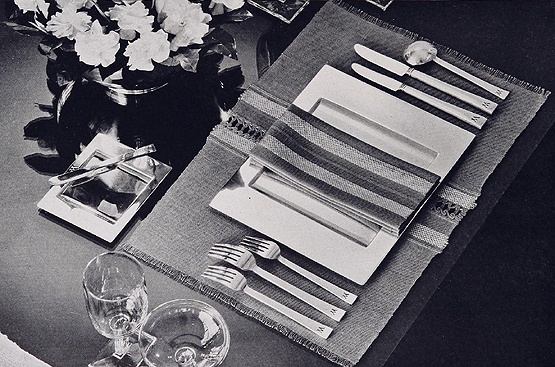 Wilcox & Evertsen table setting